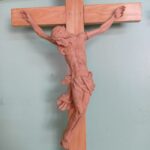 Wall cross-wooden